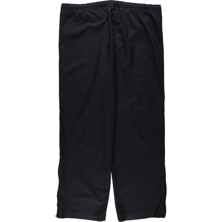 00'S Nike Warm-up Pants, Nylon Pants, Rustling Pants, Men's Size L polyester black type Vintage Second Hand