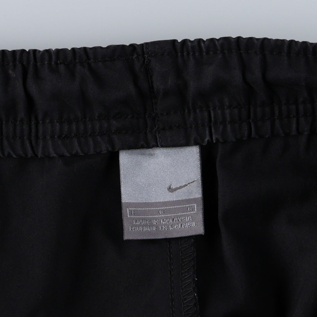 00'S Nike Warm-up Pants, Nylon Pants, Rustling Pants, Men's Size L polyester black type Vintage Second Hand