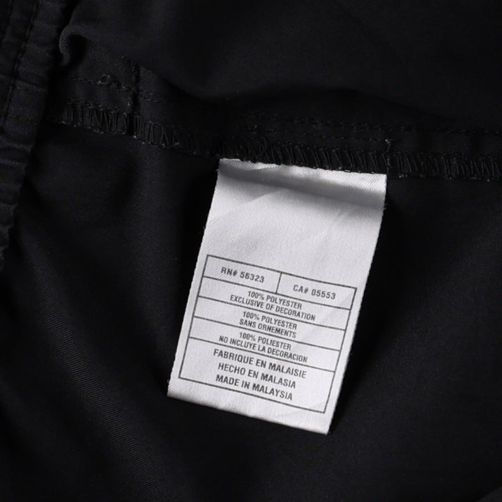 00'S Nike Warm-up Pants, Nylon Pants, Rustling Pants, Men's Size L polyester black type Vintage Second Hand