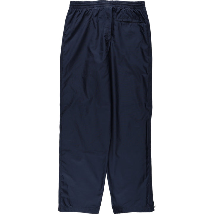 Nike warm-up pants, nylon pants, crinkle pants, men's size M polyester navy blue type Vintage Second Hand