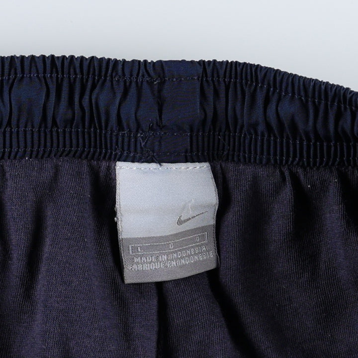 Nike NIKE Warm-up pants, nylon pants, rustling pants, men's size L polyester navy blue type Vintage Second Hand