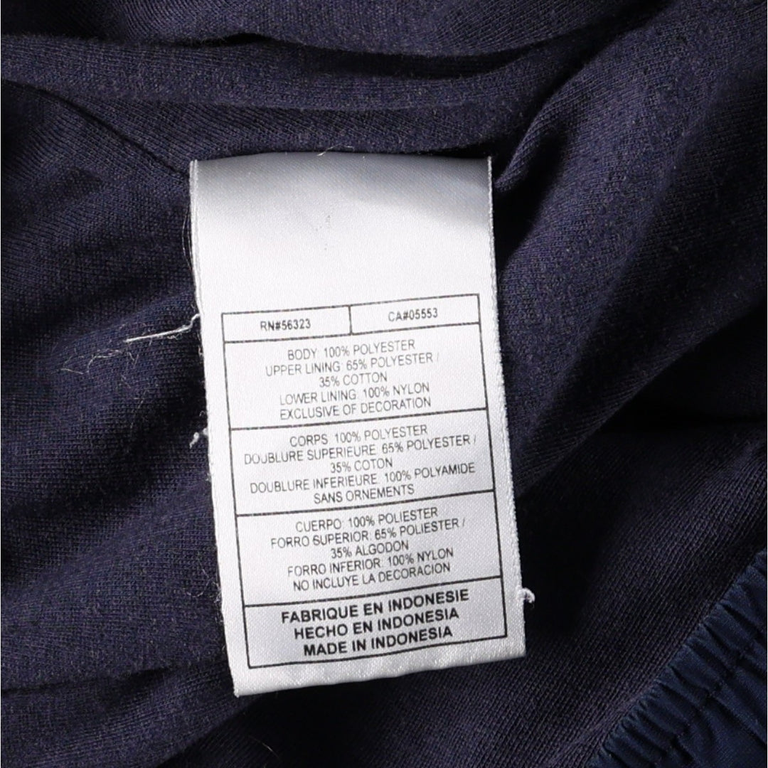 Nike NIKE Warm-up pants, nylon pants, rustling pants, men's size L polyester navy blue type Vintage Second Hand