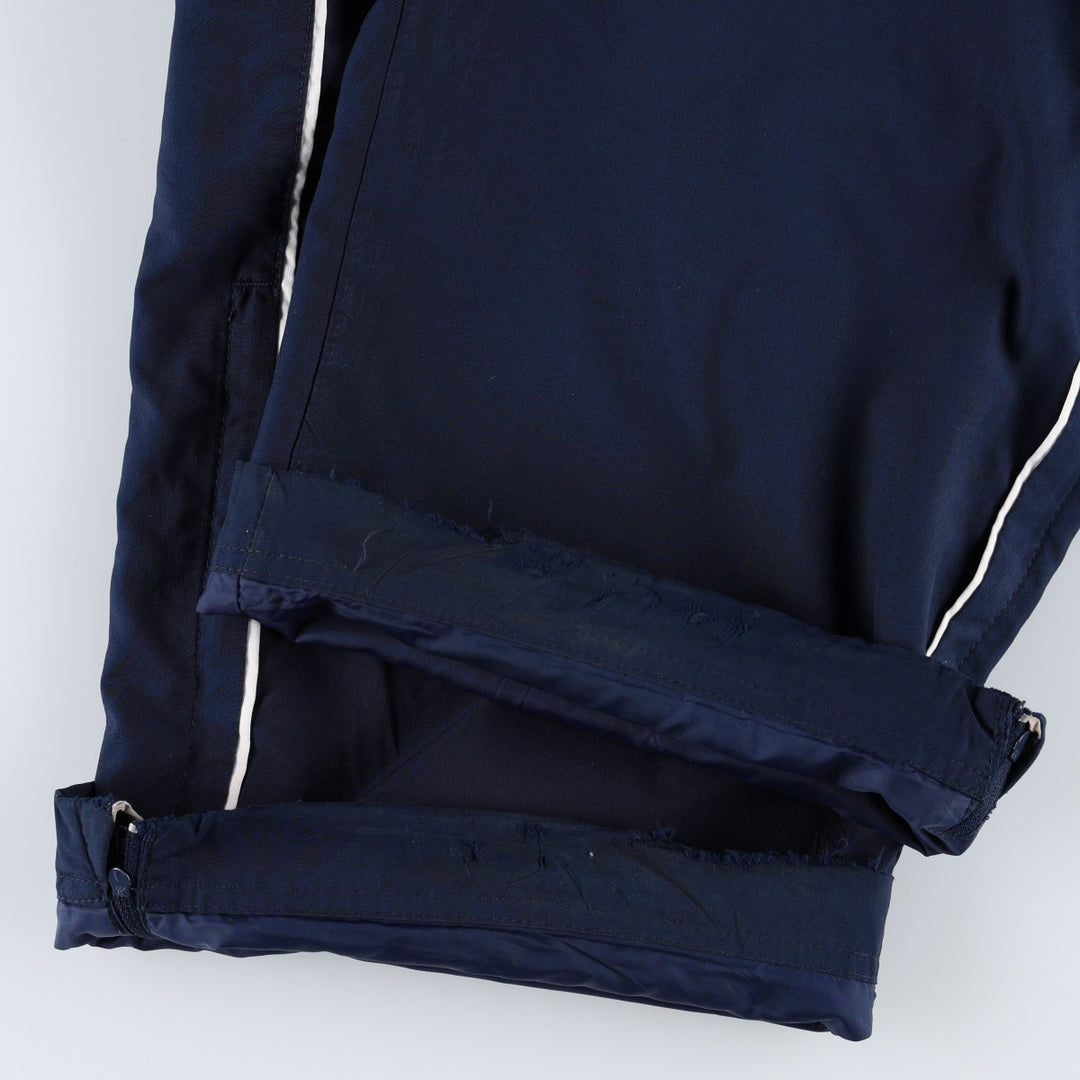 Nike NIKE Warm-up pants, nylon pants, rustling pants, men's size L polyester navy blue type Vintage Second Hand