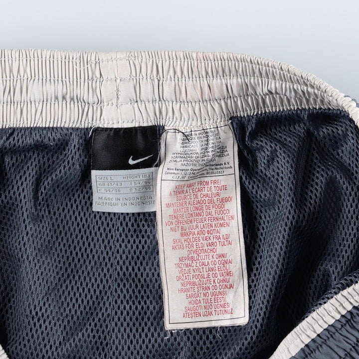 Nike NIKE Warm-up pants, nylon pants, rustling pants, men's size L polyester gray type Vintage Second Hand