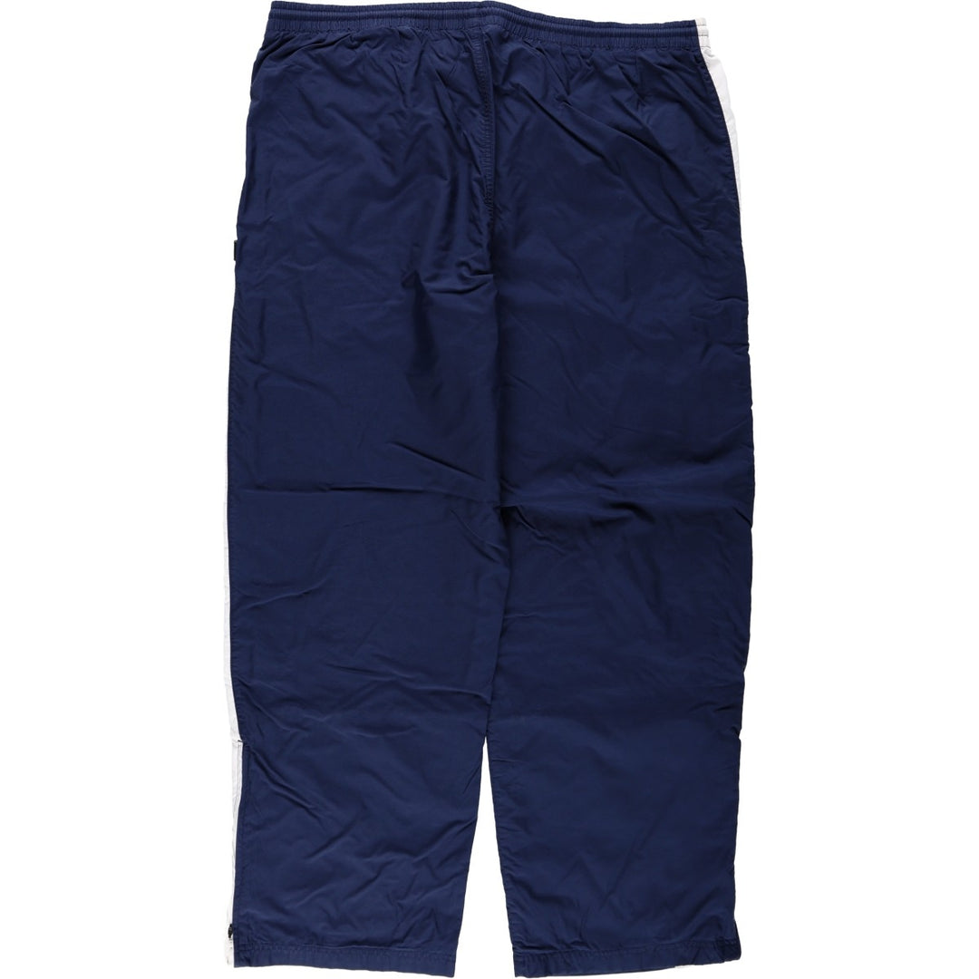 Nike NIKE Warm-up pants, nylon pants, rustling pants, men's size L polyester navy blue type Vintage Second Hand