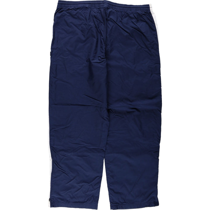 Nike NIKE Warm-up pants, nylon pants, rustling pants, men's size L polyester navy blue type Vintage Second Hand