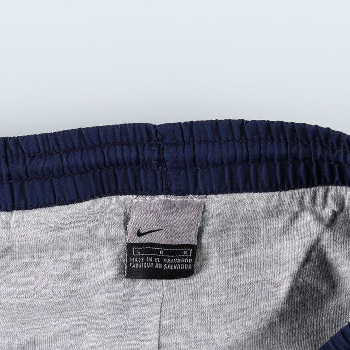 Nike NIKE Warm-up pants, nylon pants, rustling pants, men's size L polyester navy blue type Vintage Second Hand