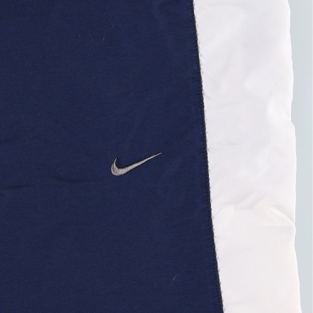 Nike NIKE Warm-up pants, nylon pants, rustling pants, men's size L polyester navy blue type Vintage Second Hand