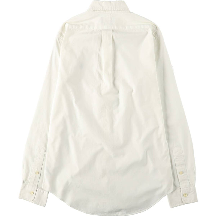 Ralph Lauren POLO RALPH LAUREN CUSTOM FIT Long-Sleeve Button-Down Shirt, Men's Size XS (approx.) cotton white type Vintage Second Hand