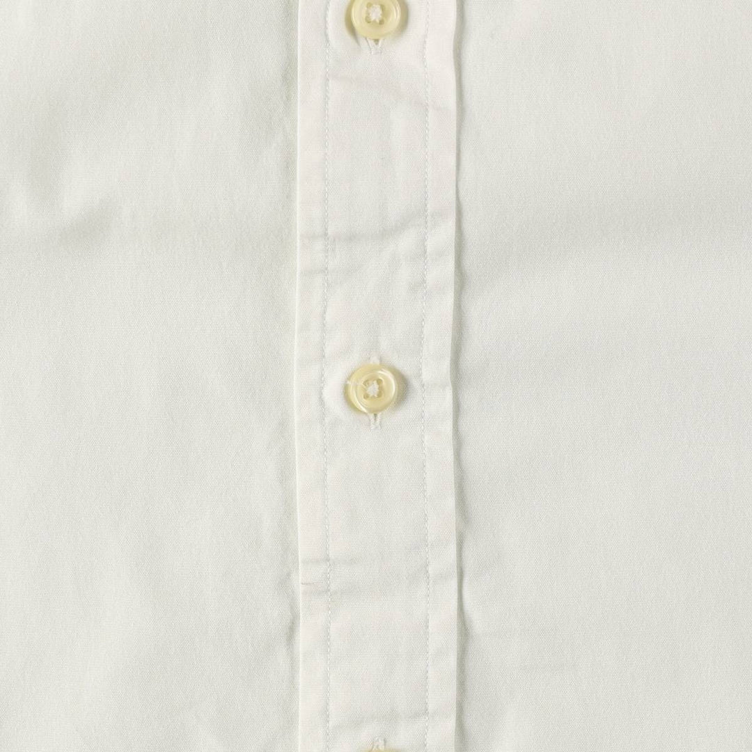 Ralph Lauren POLO RALPH LAUREN CUSTOM FIT Long-Sleeve Button-Down Shirt, Men's Size XS (approx.) cotton white type Vintage Second Hand