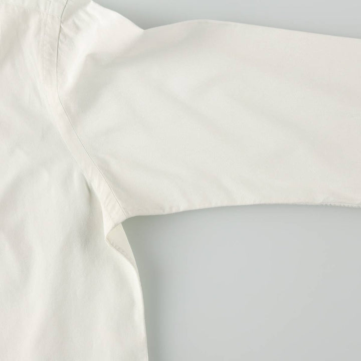 Ralph Lauren POLO RALPH LAUREN CUSTOM FIT Long-Sleeve Button-Down Shirt, Men's Size XS (approx.) cotton white type Vintage Second Hand