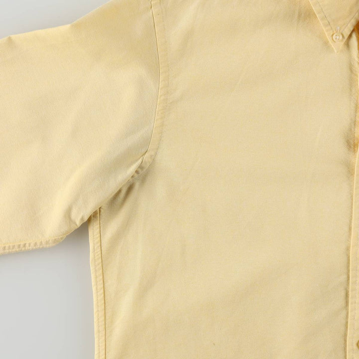 Ralph Lauren CLASSIC FIT Long-Sleeve Button-Down Shirt, Women's Size L (approx.) cotton lemon yellow Vintage Second Hand