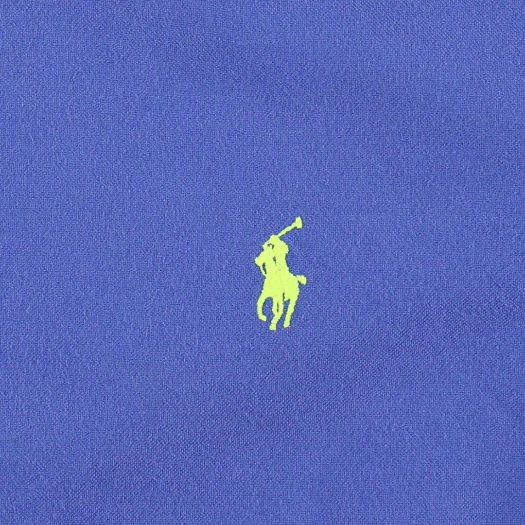 Ralph Lauren CUSTOM FIT short sleeve button down shirt, men's size S cotton blue type Vintage Second Hand