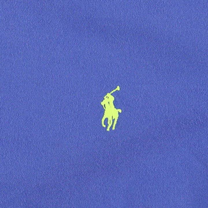 Ralph Lauren CUSTOM FIT short sleeve button down shirt, men's size S cotton blue type Vintage Second Hand