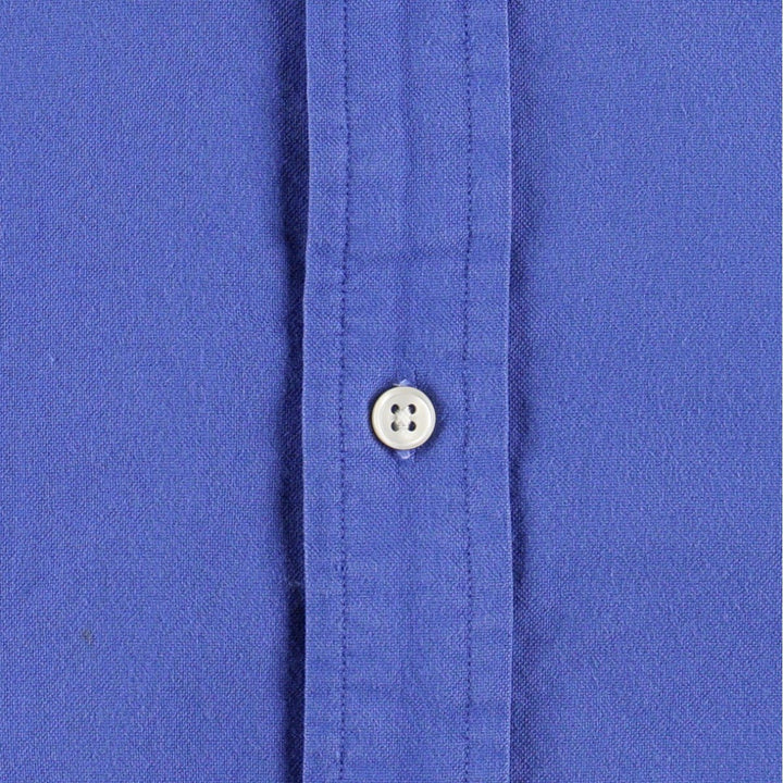 Ralph Lauren CUSTOM FIT short sleeve button down shirt, men's size S cotton blue type Vintage Second Hand