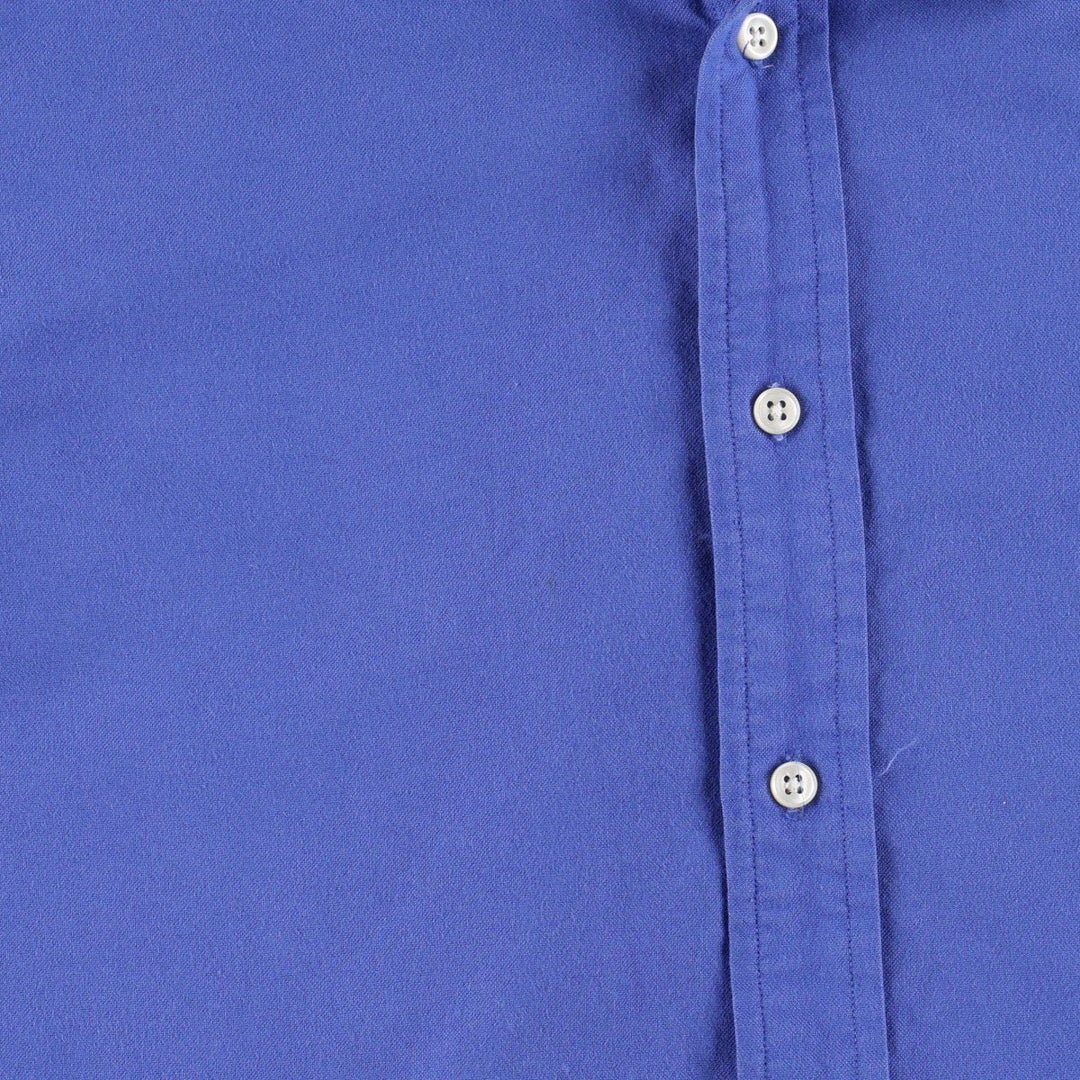Ralph Lauren CUSTOM FIT short sleeve button down shirt, men's size S cotton blue type Vintage Second Hand