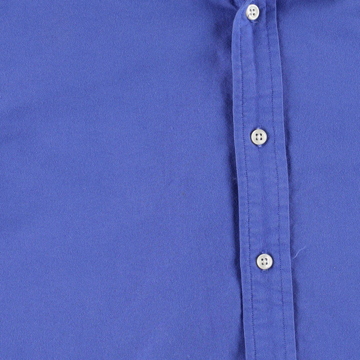 Ralph Lauren CUSTOM FIT short sleeve button down shirt, men's size S cotton blue type Vintage Second Hand