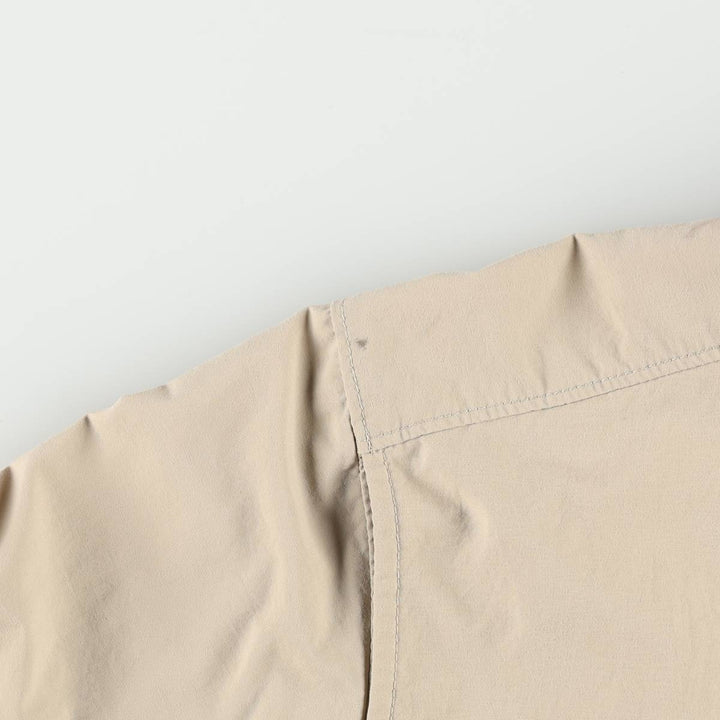 Columbia PFG Button-Down Long-Sleeve Fishing Shirt (Women's Size XL) Nylon Beige type Vintage Second Hand