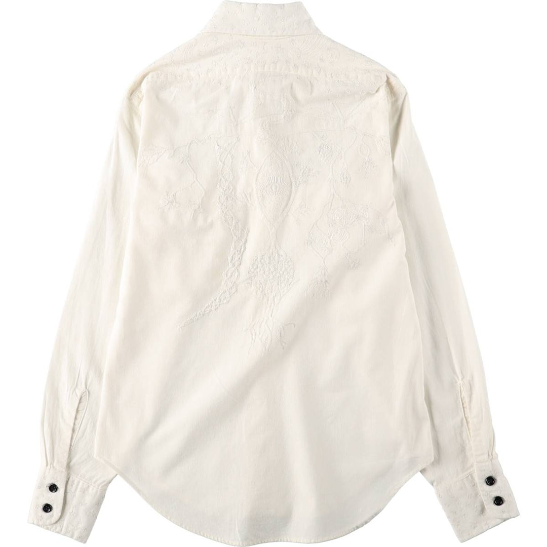 1970'S Levi's long-sleeved shirt, women's size XS equivalent, vintage. unclear white type Vintage Second Hand