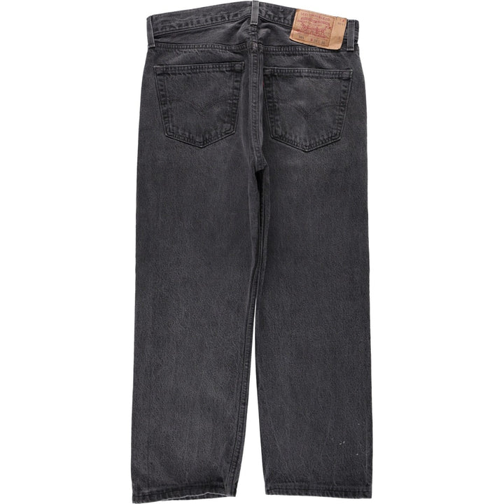 1990'S Levi's 501-0660 Straight Denim Pants, Made in USA, Men's Size W32 (approx.), Vintage cotton gray type Vintage Second Hand
