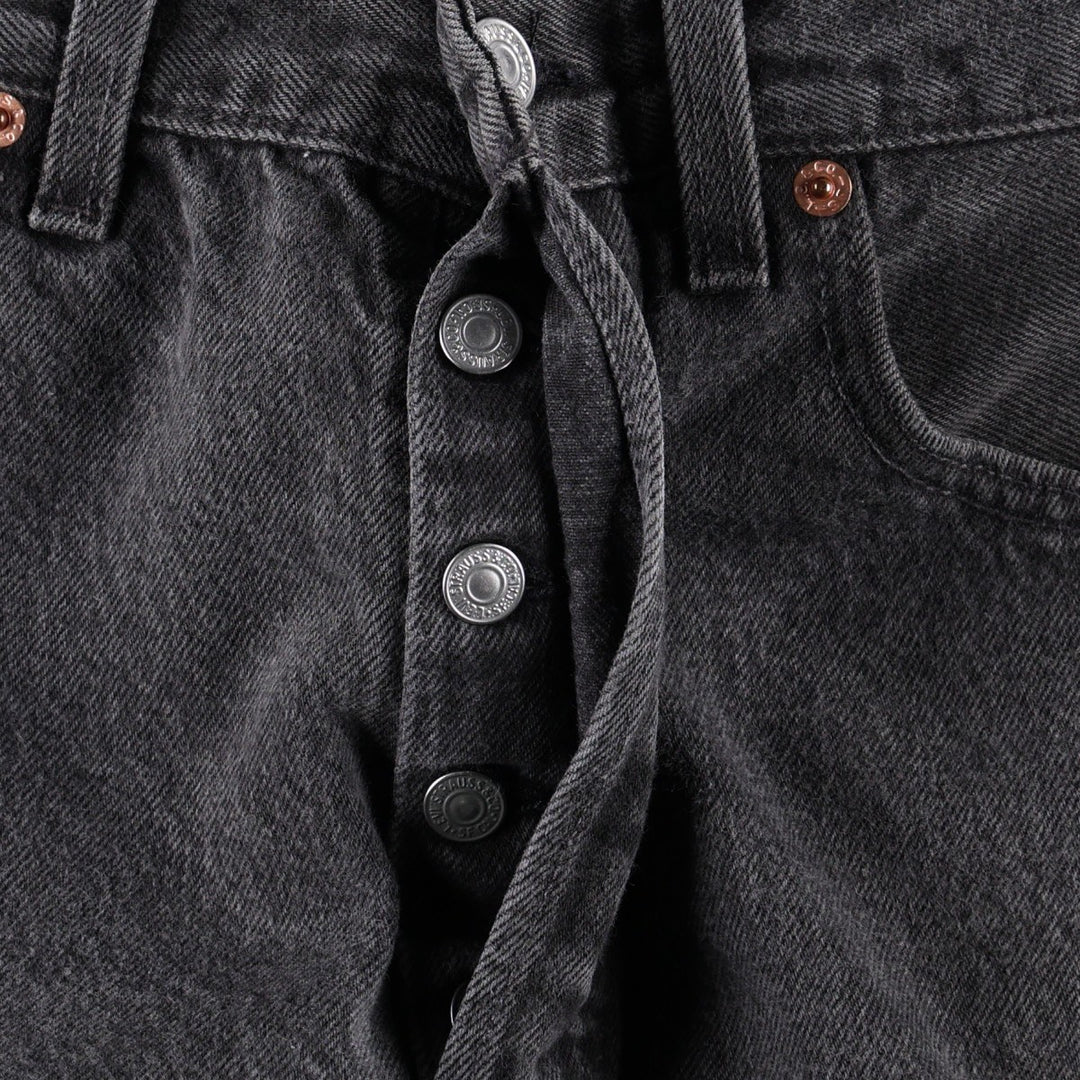 1990'S Levi's 501-0660 Straight Denim Pants, Made in USA, Men's Size W32 (approx.), Vintage cotton gray type Vintage Second Hand
