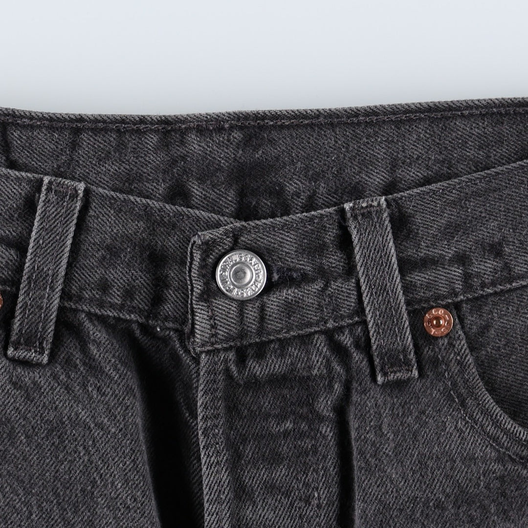 1990'S Levi's 501-0660 Straight Denim Pants, Made in USA, Men's Size W32 (approx.), Vintage cotton gray type Vintage Second Hand