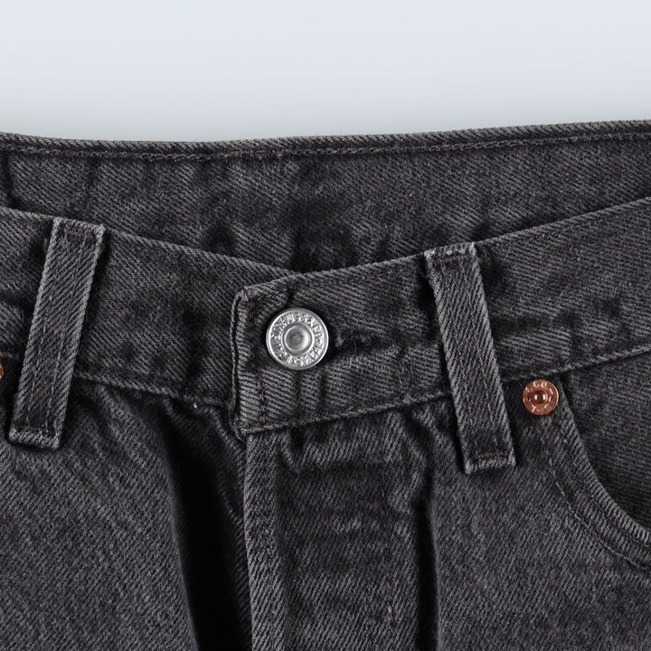 1990'S Levi's 501-0660 Straight Denim Pants, Made in USA, Men's Size W32 (approx.), Vintage cotton gray type Vintage Second Hand