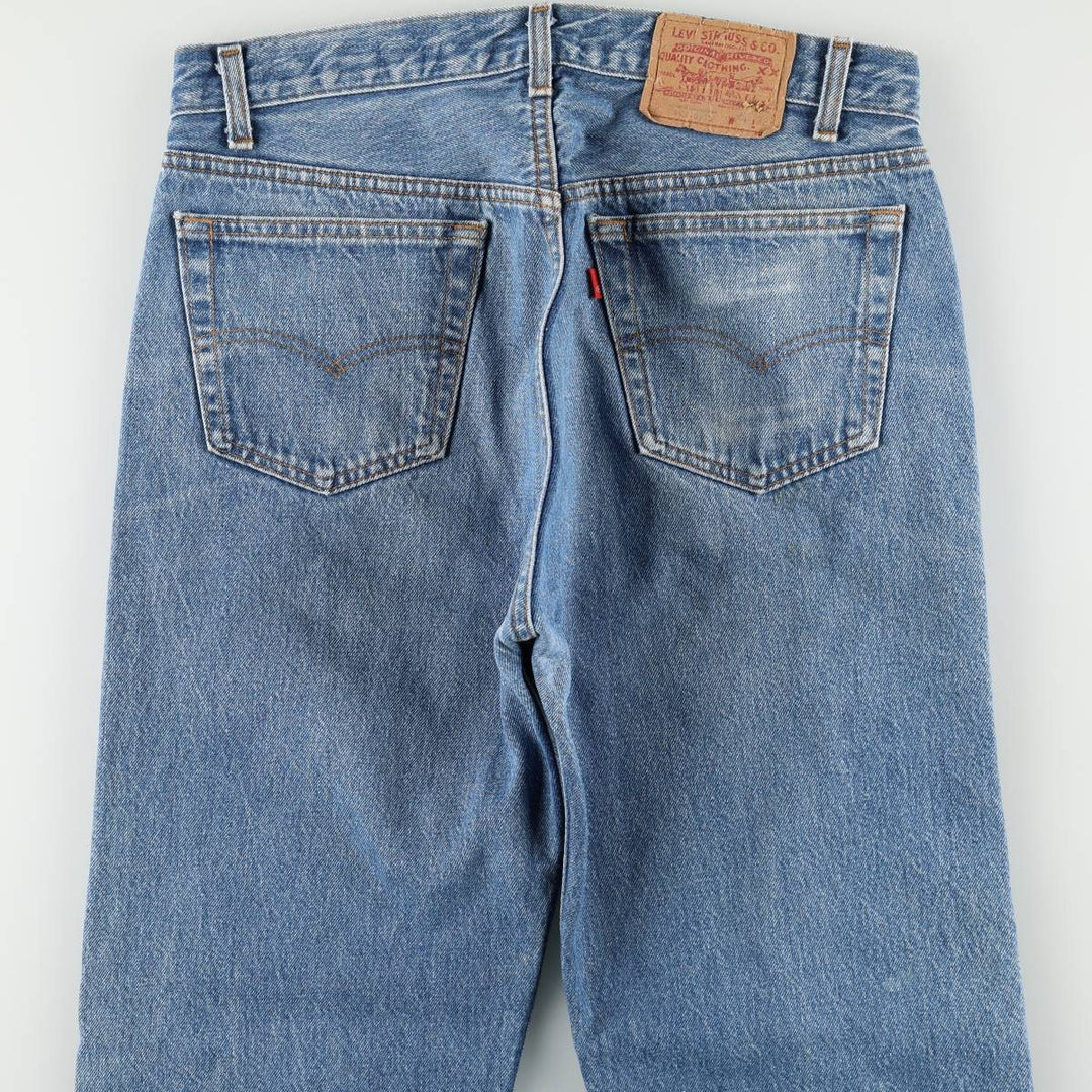 80s-90'S Levi's 501-0115 Straight Denim Pants, Made in USA, Men's W32 (approx.), Vintage cotton blue type Vintage Second Hand