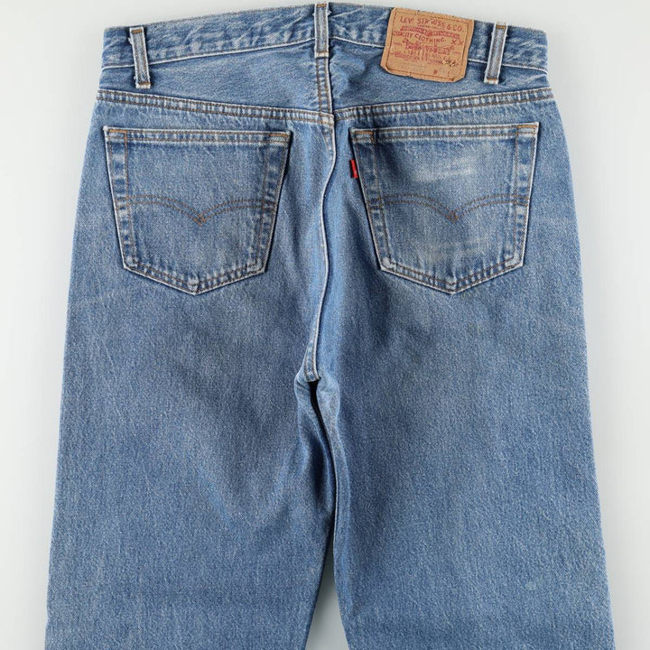 80s-90'S Levi's 501-0115 Straight Denim Pants, Made in USA, Men's W32 (approx.), Vintage cotton blue type Vintage Second Hand