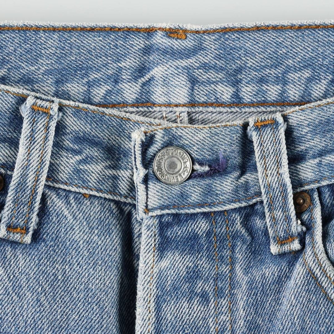 ~90'S Levi's 501 Straight Denim Pants, Men's W30 (approx.), Vintage cotton blue type Vintage Second Hand