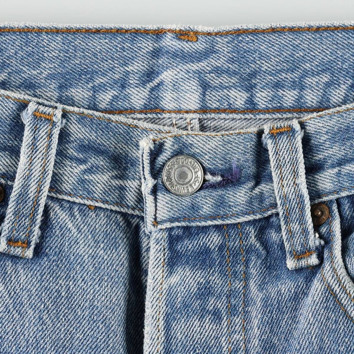 ~90'S Levi's 501 Straight Denim Pants, Men's W30 (approx.), Vintage cotton blue type Vintage Second Hand