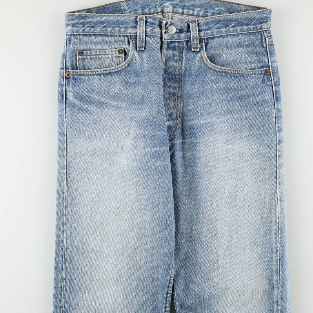 ~90'S Levi's 501 Straight Denim Pants, Men's W30 (approx.), Vintage cotton blue type Vintage Second Hand
