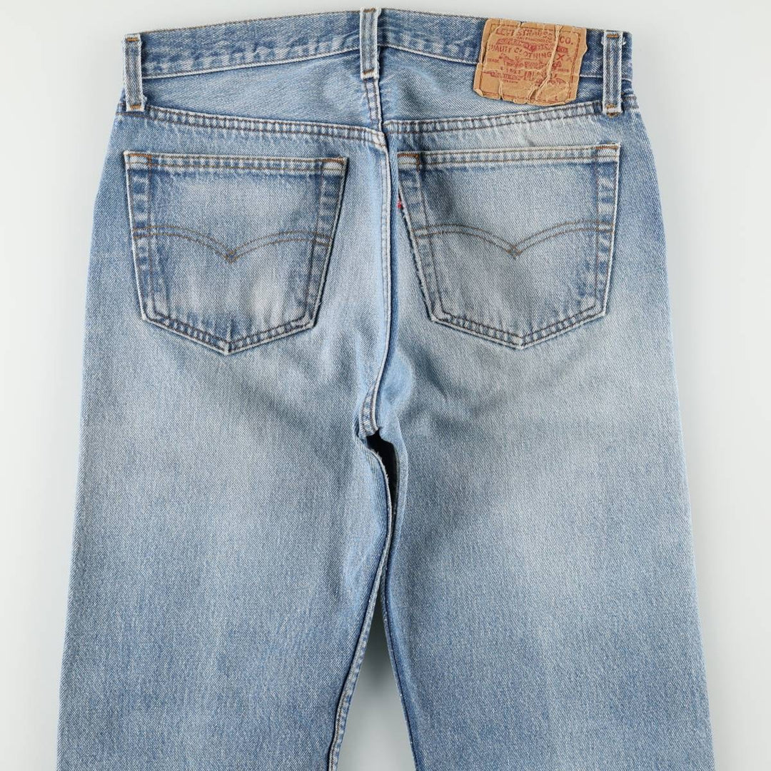 ~90'S Levi's 501 Straight Denim Pants, Men's W30 (approx.), Vintage cotton blue type Vintage Second Hand
