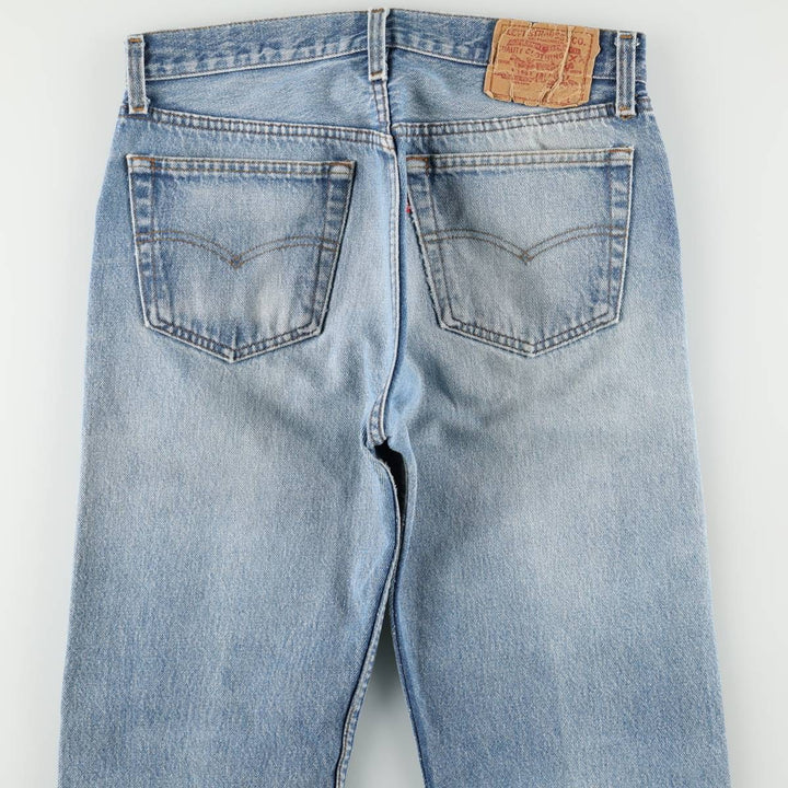 ~90'S Levi's 501 Straight Denim Pants, Men's W30 (approx.), Vintage cotton blue type Vintage Second Hand