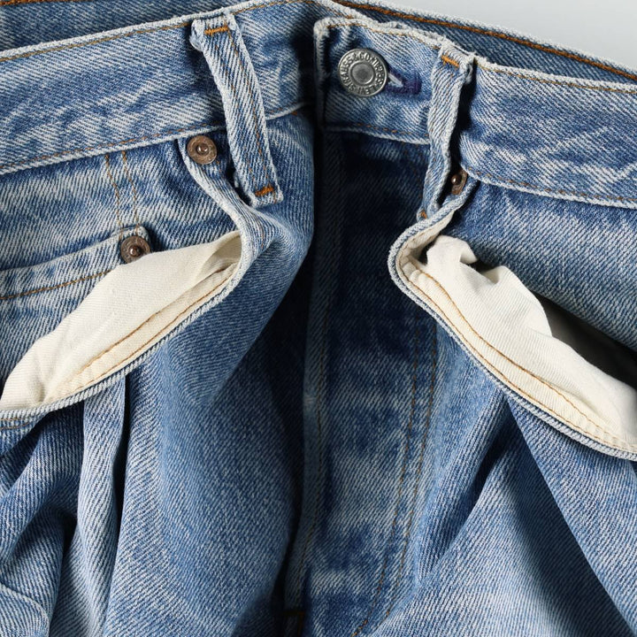 ~90'S Levi's 501 Straight Denim Pants, Men's W30 (approx.), Vintage cotton blue type Vintage Second Hand