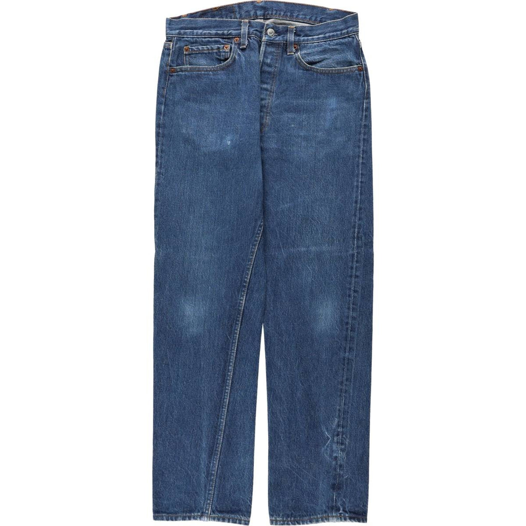 80'S Levi's 501-0000 Straight Denim Pants Made in USA Men's W30 Vintage unclear blue type Vintage Second Hand