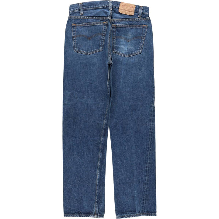 80'S Levi's 501-0000 Straight Denim Pants Made in USA Men's W30 Vintage unclear blue type Vintage Second Hand