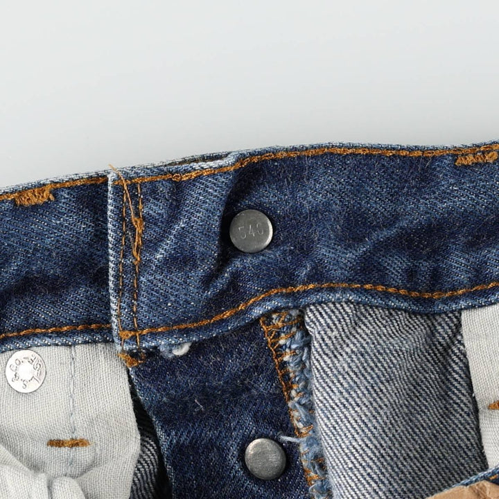 80'S Levi's 501-0000 Straight Denim Pants Made in USA Men's W30 Vintage unclear blue type Vintage Second Hand