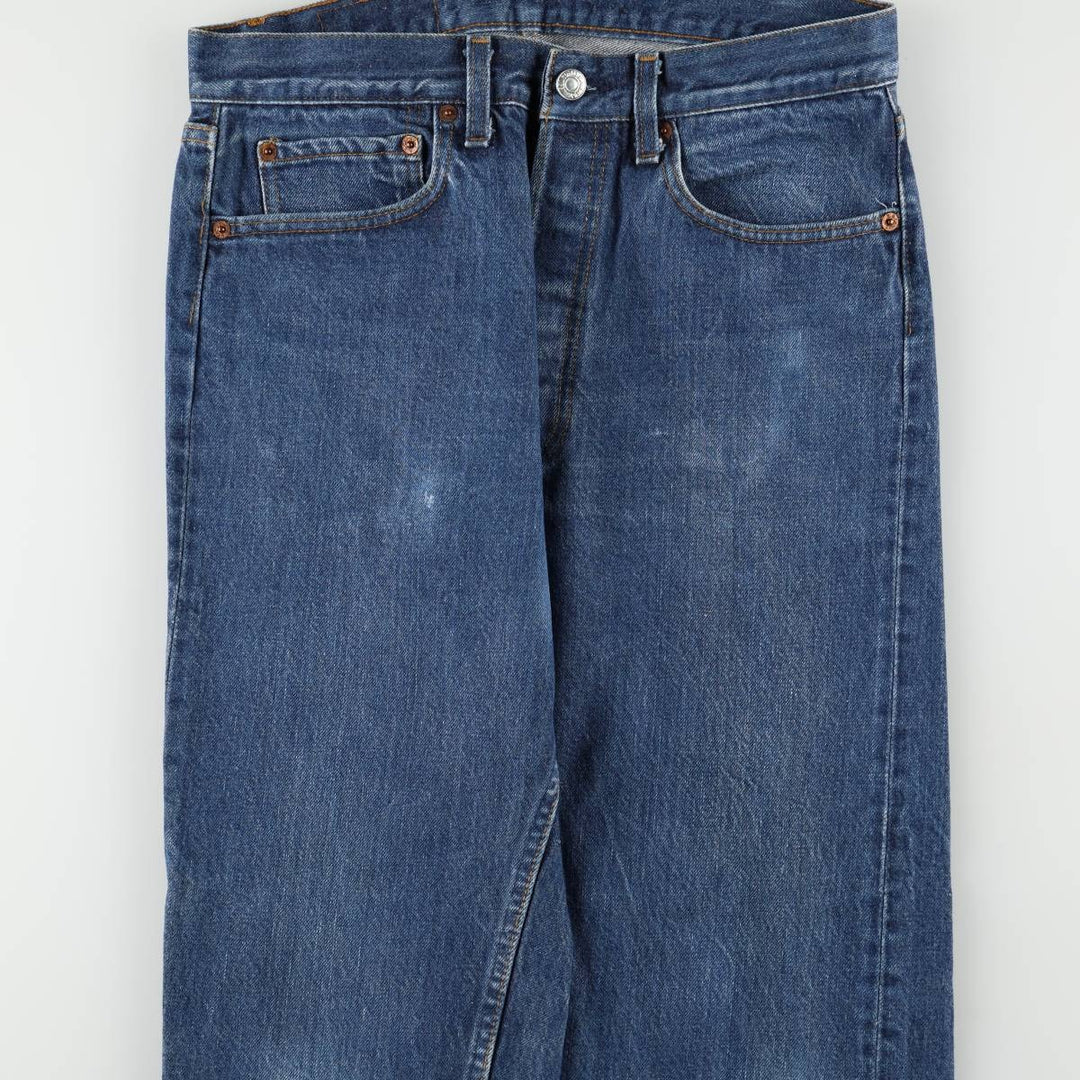 80'S Levi's 501-0000 Straight Denim Pants Made in USA Men's W30 Vintage unclear blue type Vintage Second Hand