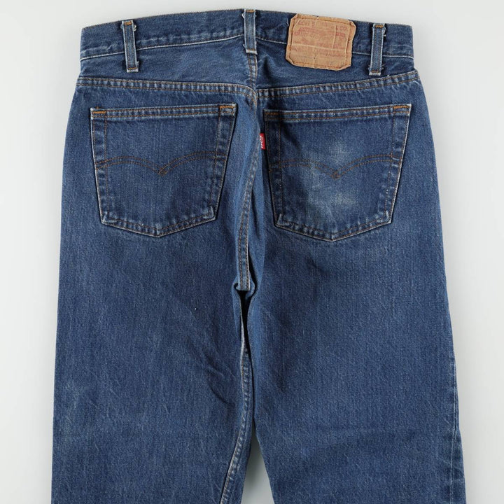 80'S Levi's 501-0000 Straight Denim Pants Made in USA Men's W30 Vintage unclear blue type Vintage Second Hand