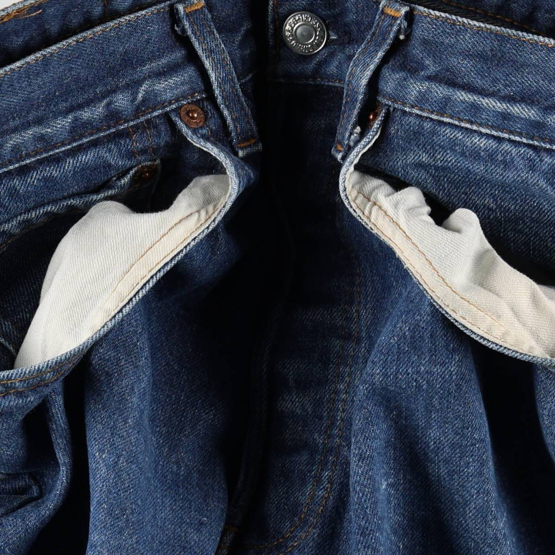 80'S Levi's 501-0000 Straight Denim Pants Made in USA Men's W30 Vintage unclear blue type Vintage Second Hand