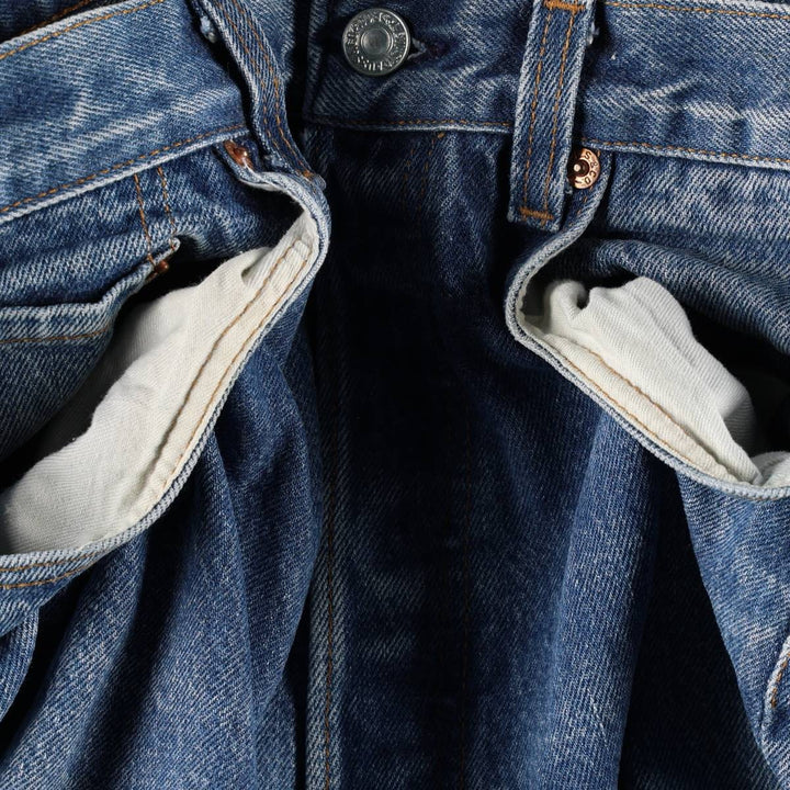 80s-90'S Levi's 501-0000 Straight Denim Pants, Made in USA, Men's Size W31 (approx.), Vintage cotton blue type Vintage Second Hand