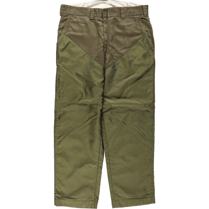 ~90'S Duxbak Hunting Pants, Men's W35 (approx.), Vintage unclear Khaki type Vintage Second Hand