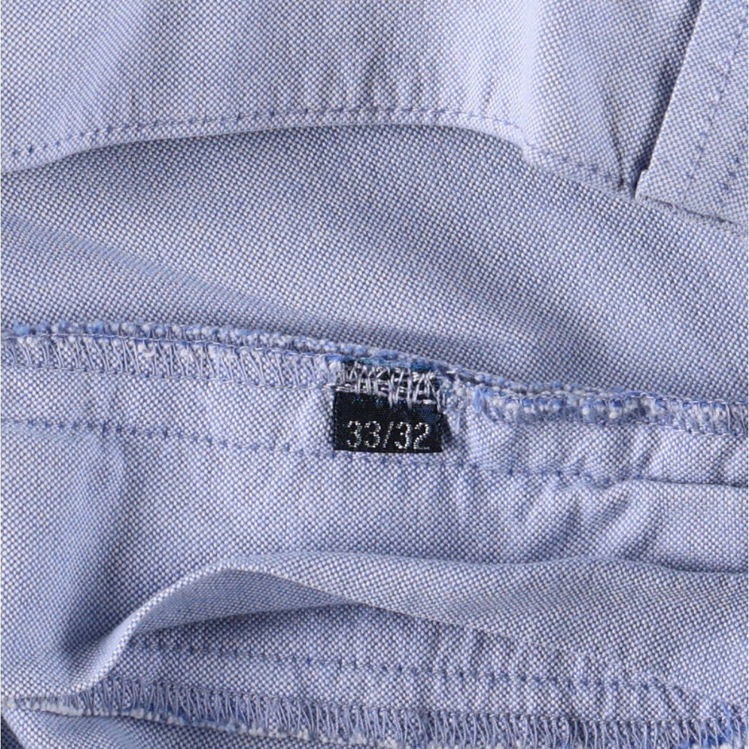 Ralph Lauren POLO by Ralph Lauren cotton pants, men's size W33 (approx.) cotton Blue type light blue Vintage Second Hand
