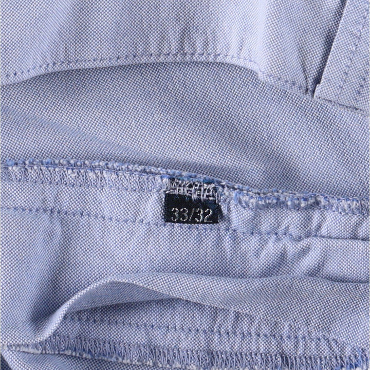Ralph Lauren POLO by Ralph Lauren cotton pants, men's size W33 (approx.) cotton Blue type light blue Vintage Second Hand