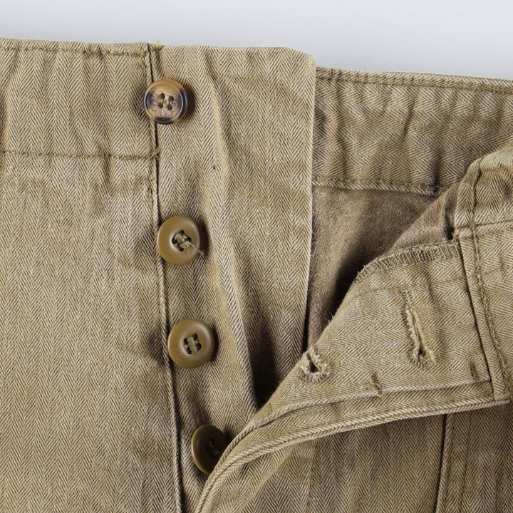 Filson military baker pants, men's size W35 (approx.), vintage. cotton Khaki type beige Vintage Second Hand