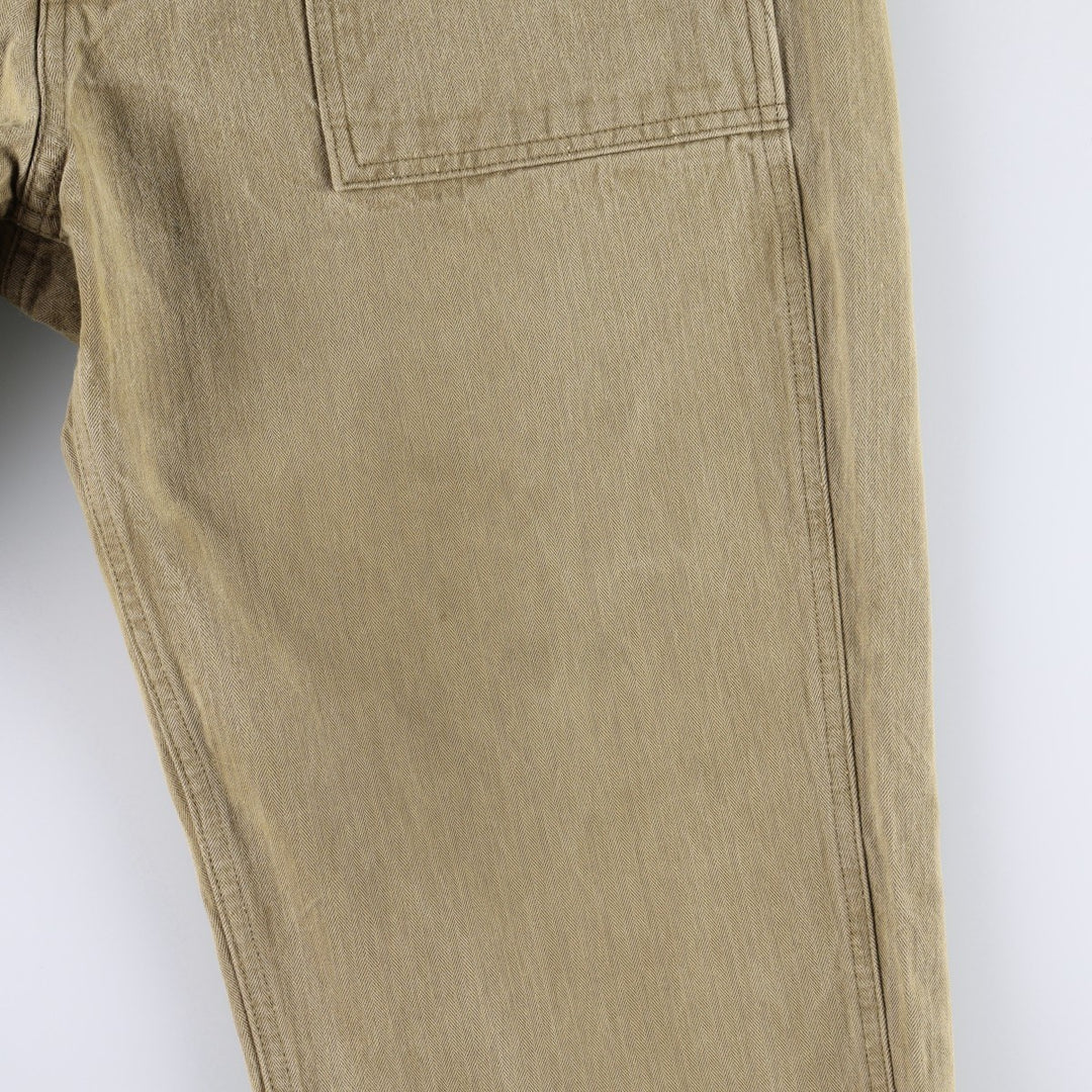 Filson military baker pants, men's size W35 (approx.), vintage. cotton Khaki type beige Vintage Second Hand