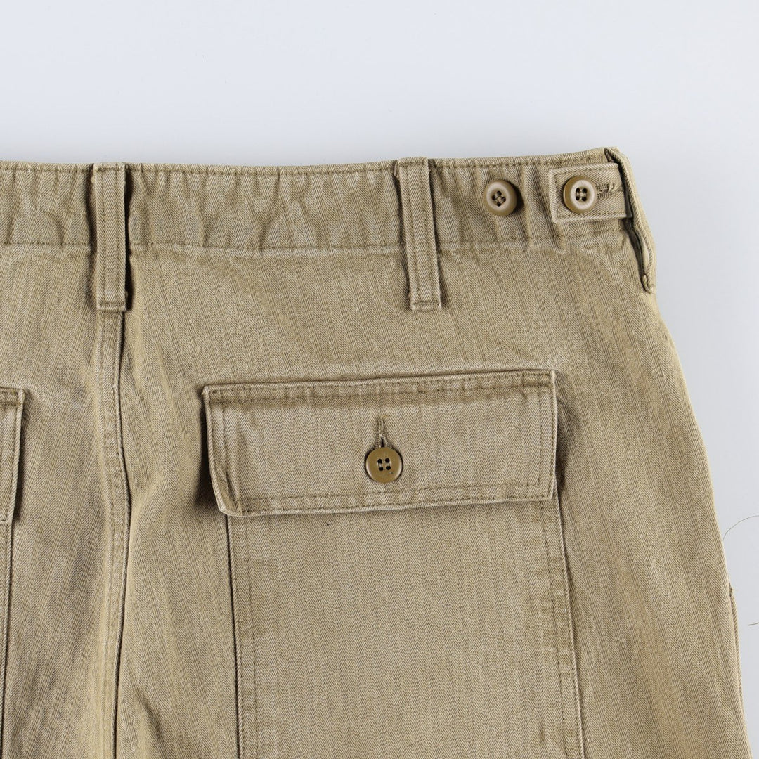 Filson military baker pants, men's size W35 (approx.), vintage. cotton Khaki type beige Vintage Second Hand