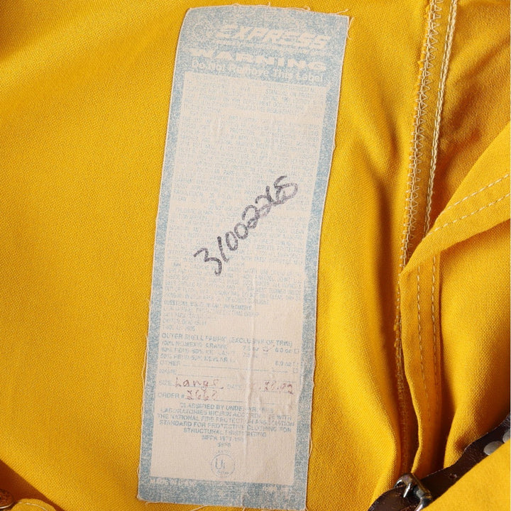 LION Suede Double Knee Long Pants, Made in USA, Men's W37 (approx.) others yellow type Vintage Second Hand