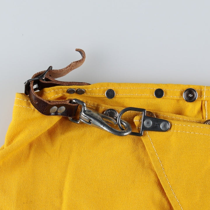 LION Suede Double Knee Long Pants, Made in USA, Men's W37 (approx.) others yellow type Vintage Second Hand